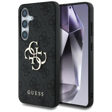 Coque Hybride Samsung Galaxy S25+ Guess 4G Big Metal Logo - Noire