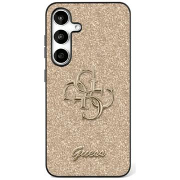 Coque Samsung Galaxy S25+ Guess Fixed Glitter 4G Metal Logo - Doré