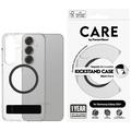 Coque Samsung Galaxy S25+ PanzerGlass Care Kickstand - Compatible MagSafe - Claire / Noire