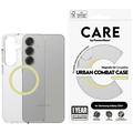 Coque Samsung Galaxy S25+ PanzerGlass Care Urban Combat - Compatible MagSafe - Chardonnay