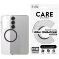 Coque Samsung Galaxy S25+ PanzerGlass Care Urban Combat - Compatible MagSafe - Prune pourpre