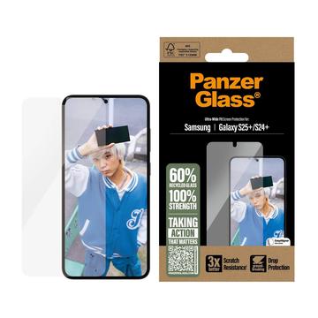 Protecteur d\'Écran Samsung Galaxy S25+ PanzerGlass Ultra-Wide Fit - 9H