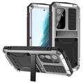 Coque Premium Samsung Galaxy S25+ R-Just avec Kickstand et protecteur d'écran en verre trempé