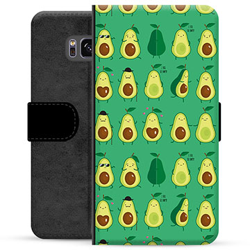 Étui Portefeuille Premium Samsung Galaxy S8+ - Avocado Pattern