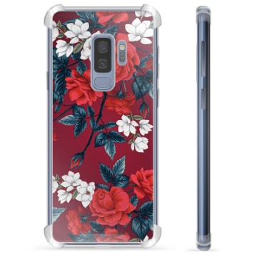 Coque Hybride Samsung Galaxy S9+ - Fleurs Vintage