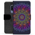 Étui Portefeuille Premium Samsung Galaxy S9+ - Mandala Coloré