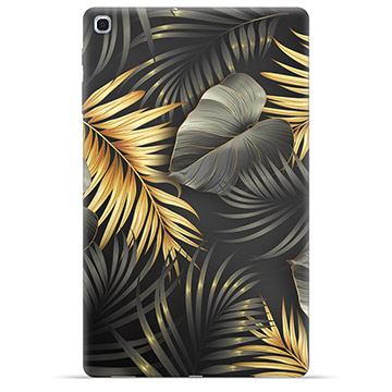 Coque Samsung Galaxy Tab A 10.1 (2019) en TPU - Feuilles Dorées