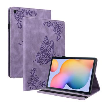 Étui Folio Samsung Galaxy Tab S6 Lite 2020/2022/2024 Butterfly Series - Violet