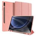 Étui à Rabat Samsung Galaxy Tab S9 FE+ Smart Tri-Fold Dux Ducis Domo - Rose