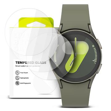 Protecteur d’Écran Samsung Galaxy Watch 4/5/6/7/FE en Verre Trempé - Ringke TG - 40mm - 4 Pcs. - Clair