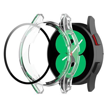 Coque Samsung Galaxy Watch FE en Plastique avec Protecteur d\'Écran - 40mm - Claire