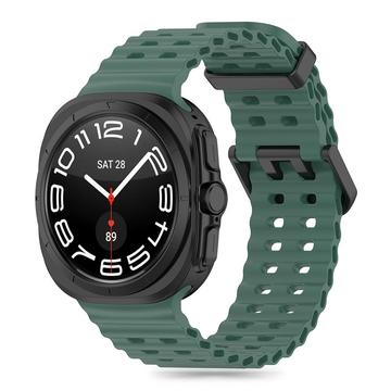 Bracelet en TPU Samsung Galaxy Watch Ultra - Tech-Protect Iconband Pro - 47mm - Vert Armée