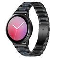 Bracelet en Acier Inoxydable Samsung Galaxy Watch4/Watch4 Classic - Bleu Foncé / Noir