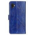 Étui Portefeuille Samsung Galaxy Xcover6 Pro avec Fermeture Magnétique - Bleu