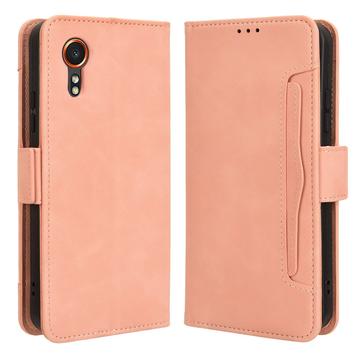 Étui Portefeuille Samsung Galaxy Xcover7 - Série Cardholder - Rose