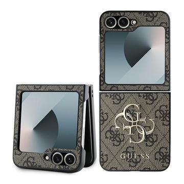 Coque Hybride Samsung Galaxy Z Flip6 Guess 4G Big Metal Logo