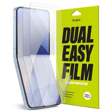 Protecteur d\'Écran Samsung Galaxy Z Flip6 Ringke Dual Easy Film - 2 Pièces