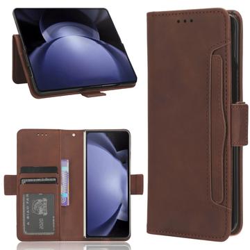 Étui Portefeuille Samsung Galaxy Z Fold6 - Série Cardholder - Marron