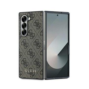 Coque Hybride Samsung Galaxy Z Fold6 Guess 4G Charms Collection - Marron