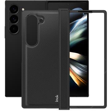 Coque Hybride Samsung Galaxy Z Fold6 Imak Ruiyi - Fibre de Carbone - Noire