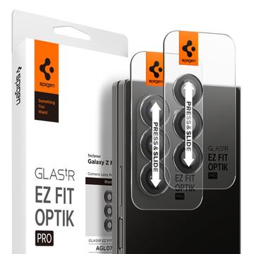 Protecteur d\'Objectif Samsung Galaxy Z Fold6 Spigen Glas.tR Ez Fit - 2 Pièces - Noir