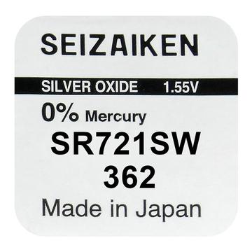 Pile à l\'oxyde d\'argent Seizaiken 362 SR721SW - 1.55V