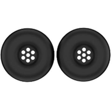 Couvre-oreilles protecteurs en silicone pour le casque supra-auriculaire JBL Tune 520BT - Noir