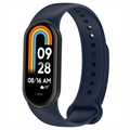 Bracelet Xiaomi Smart Band 8 en Silicone Souple - Bleu Foncé