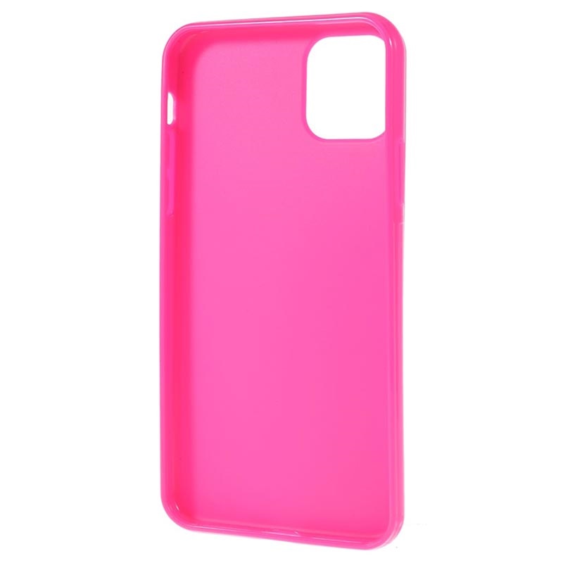 Coque en TPU iPhone 11 Pro Solid Color - Rose Vive