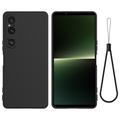 Coque Sony Xperia 1 VI en Silicone Liquide - Noire