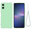 Coque Sony Xperia 10 VI en Silicone Liquide - Verte