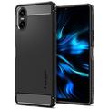 Coque Sony Xperia 10 VI en TPU Spigen Rugged Armor - Noire