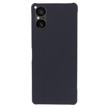 Coque Sony Xperia 5 V en Plastique Caoutchouté - Noire