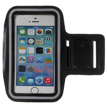 Brassard de Sport pour iPhone 6 Plus/6S Plus/7 Plus/8 Plus - Noir