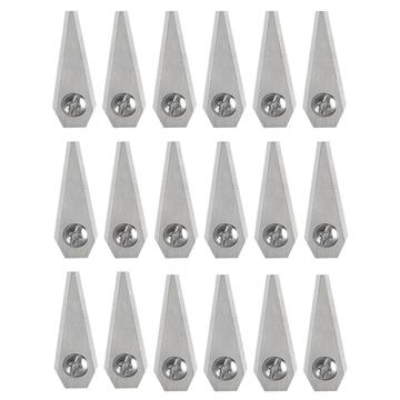 Lames en acier inoxydable pour tondeuse robot Bosch Indego - 18 Pcs.