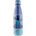 Bouteille d'eau / Bouteille thermique en acier inoxydable Stitch - 500ml - Bleu