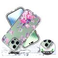 Coque Hybride iPhone 14 Pro Max Série Sweet Armor - Fleurs Roses