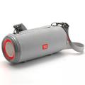 T&G TG537 RGB Light Bluetooth Speaker High Power Waterproof Portable Computer Subwoofer Speaker Support FM TF Card - Gris