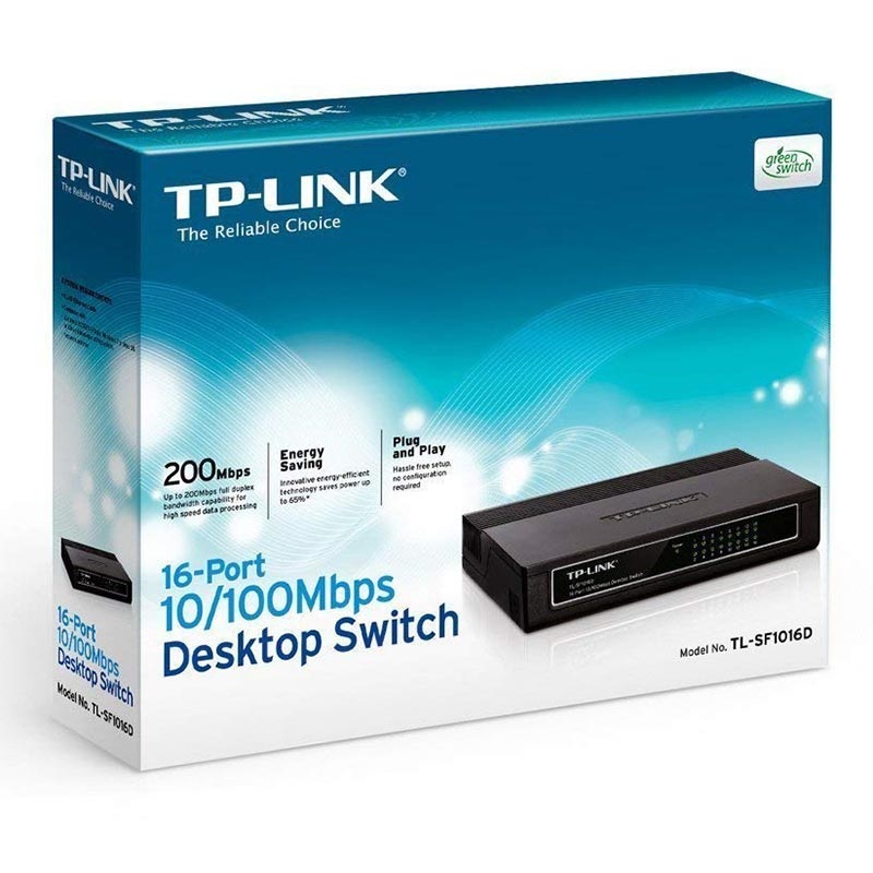 Commutateur 16 Ports Tp Link Tl Sf1016d 10 100 Mbps