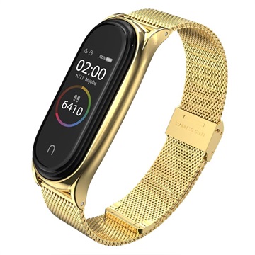 Bracelet Xiaomi Mi Smart Band 7 Tech-Protect Milanese - Doré