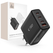 Chargeur Réseau Tech-Protect NC100W-GAN 4 Ports 100W - 3xUSB-C, USB-A - Noir