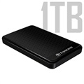 Disque Dur Extern Transcend StoreJet 25A3 USB 3.1 Gen 1 - 1To - Noir