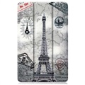 Étui à Rabat Samsung Galaxy Tab S6 Lite 2020/2022 - Série Tri-Fold - Torre Eiffel