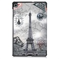 Étui à Rabat Samsung Galaxy Tab S6 Lite 2020/2022 - Série Tri-Fold - Torre Eiffel