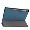 Étui à Rabat Samsung Galaxy Tab S7+/S8+ - Série Tri-Fold - Bleu