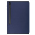 Étui à Rabat Smart Samsung Galaxy Tab S8+ - Série Tri-Fold - Bleu Foncé