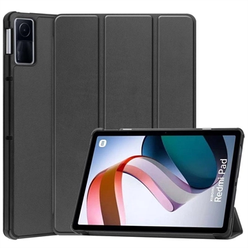 Étui à Rabat Smart Xiaomi Redmi Pad - Série Tri-Fold - Noir