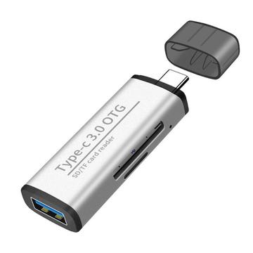 Adaptateur / lecteur de cartes USB-C vers USB et SD