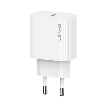 Chargeur rapide Usams CC226 T65 20W PD - Blanc