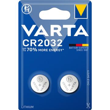 Varta CR2032 Pile bouton 3V - 2 Pcs.